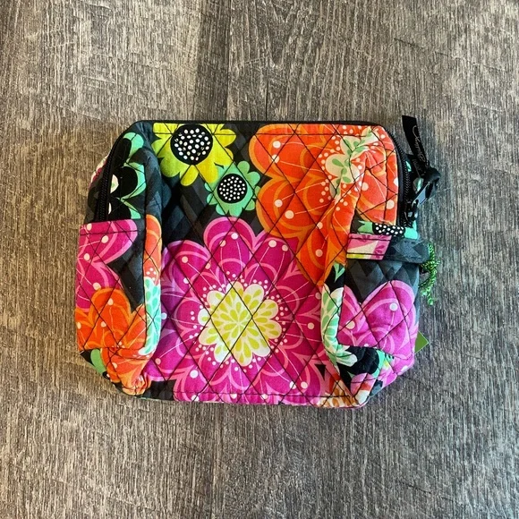 NWT Vera Bradley Floral Cosmetic Bag - Picture 2 of 4